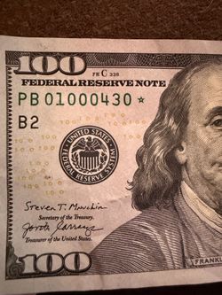 Star bill very good condition $175