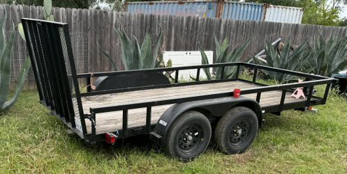 6'4" × 14' Wood Floor Utility Trailer 2022