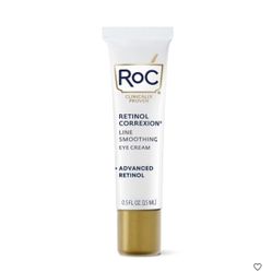 RoC Retinol Correxion Line Smoothing Anti-Aging Wrinkle Eye Cream for Dark Circles & Puffy Eyes - 0.5 fl oz