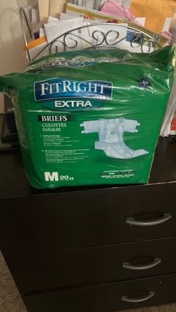 FitRight Extra Briefs Medium 20 Count