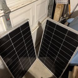 2 X 100 Watt Solar Panels New Trailer Camper RV Overland 5th Fifth Wheel Camping Generator 