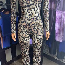 Sexy Leopard print Bodysuit 