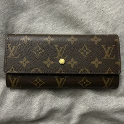 Louise Vuitton Long Wallet Monogram Brown