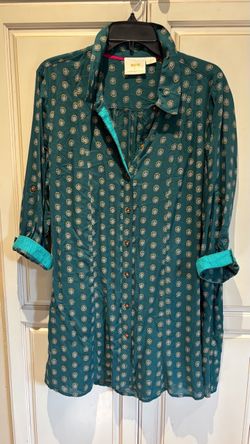 Maeve Monika Buttondown Tunic from Anthropologie size XLmodal