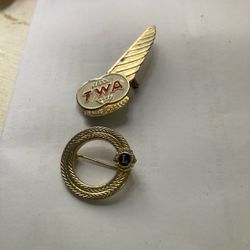 2 Mid Century Collectible Pins