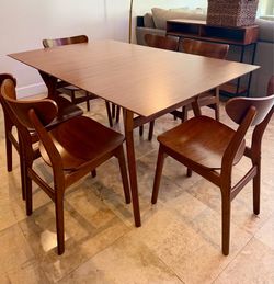 West Elm Mid-Century Dining Table and Chairs