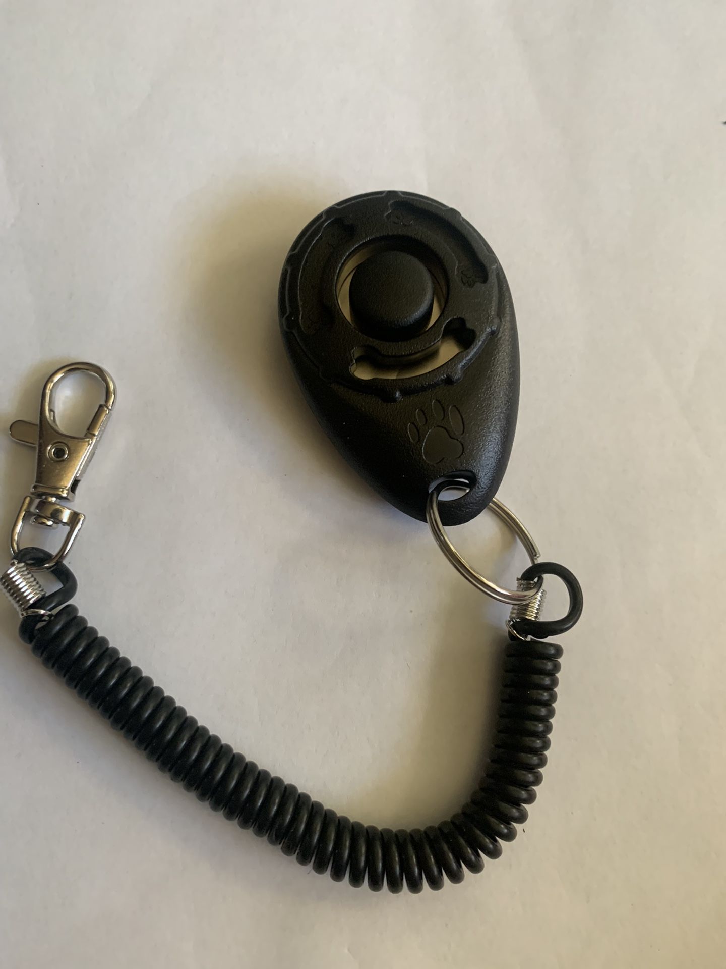 Puppy Dog Pet Training Easy Clicker With Wrist Strap & Clasp Obedience 1pc