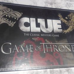 Hasbro USaopoly Game of Thrones CLUE Board Game New & Sealed