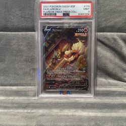 Pokemon Full Art Flareon V #179 PSA 9