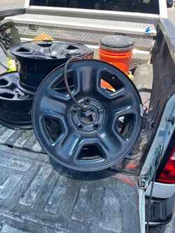 Black Rims 4 /for a Jeep size 17