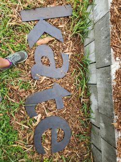 "KATE" No Rust Custom Cut Commercial Letters