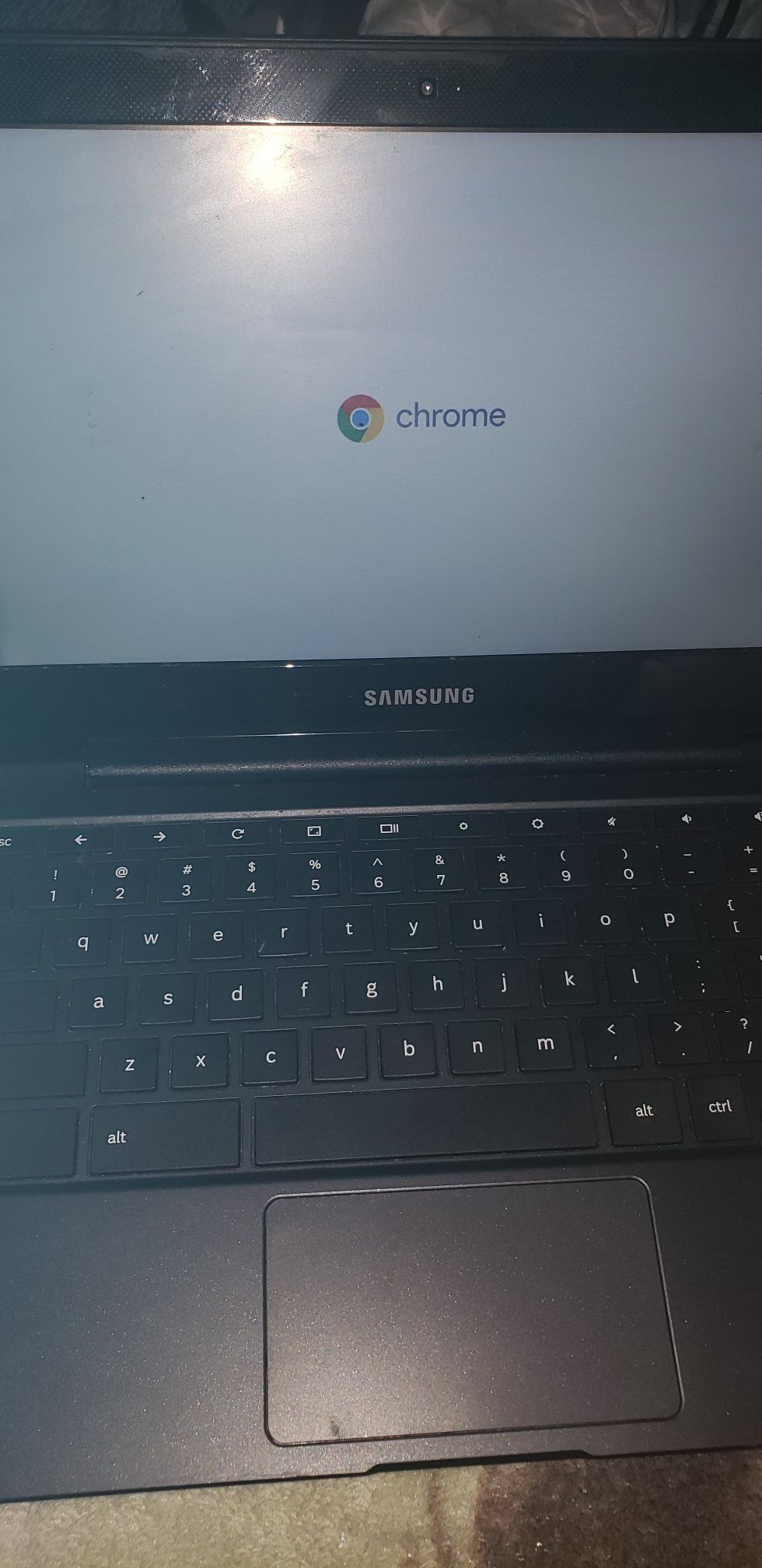 Samsung Chromebook 3 with added Bluetooth keyboard