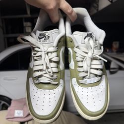 Green Nikes & White/Red 