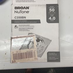 NuTone Bath Exhaust Replacement Motor/Wheel