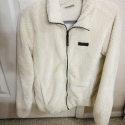 Columbia Medium Women Cream Sportswear Jacket