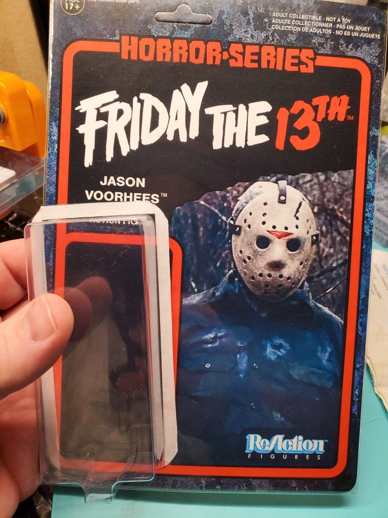 Custom ReAction Friday The 13th Jason Voorhees Card And Blister