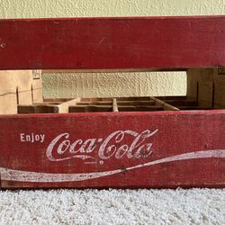 Vintage Wooden Coca-Cola Crate 