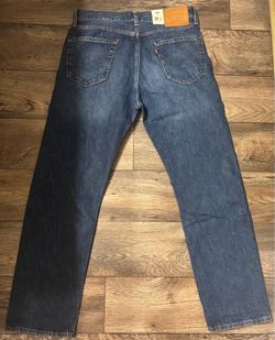 Levi's 505 Selvedge Jeans Men's Size 33x30 Blue Regular Straight Leg Denim