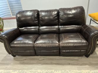 Leather Couches (3 Pieces) 