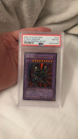 Yu Gi Oh 2002 Black Skull Dragon PSA 8