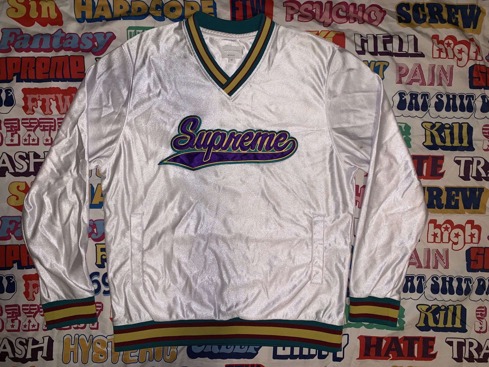 Supreme F/W 16 baseball jersey