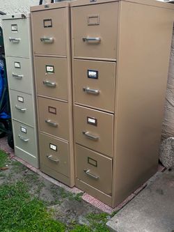 3 filing cabinets 1 With Key $50 Each