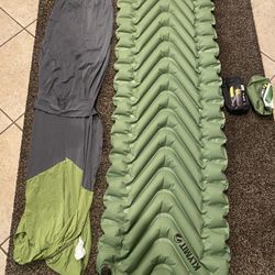 klymit static v2 and fitter sheet cover air mattress bed ultralight