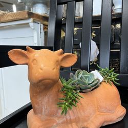 Cow Planter Cermaic Cow Succulent