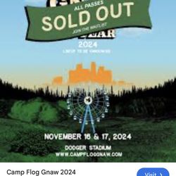 Camp Flog Gnaw Tickets