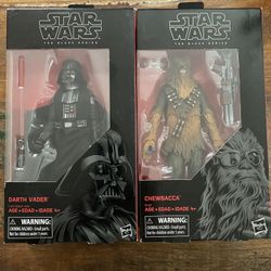 Star Wars Black Series Darth Vader Chewbacca