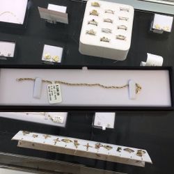 10k Rope Bracelet 