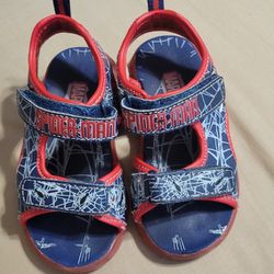 Toddler Boy Spider-Man Sandal Size 8, Like New