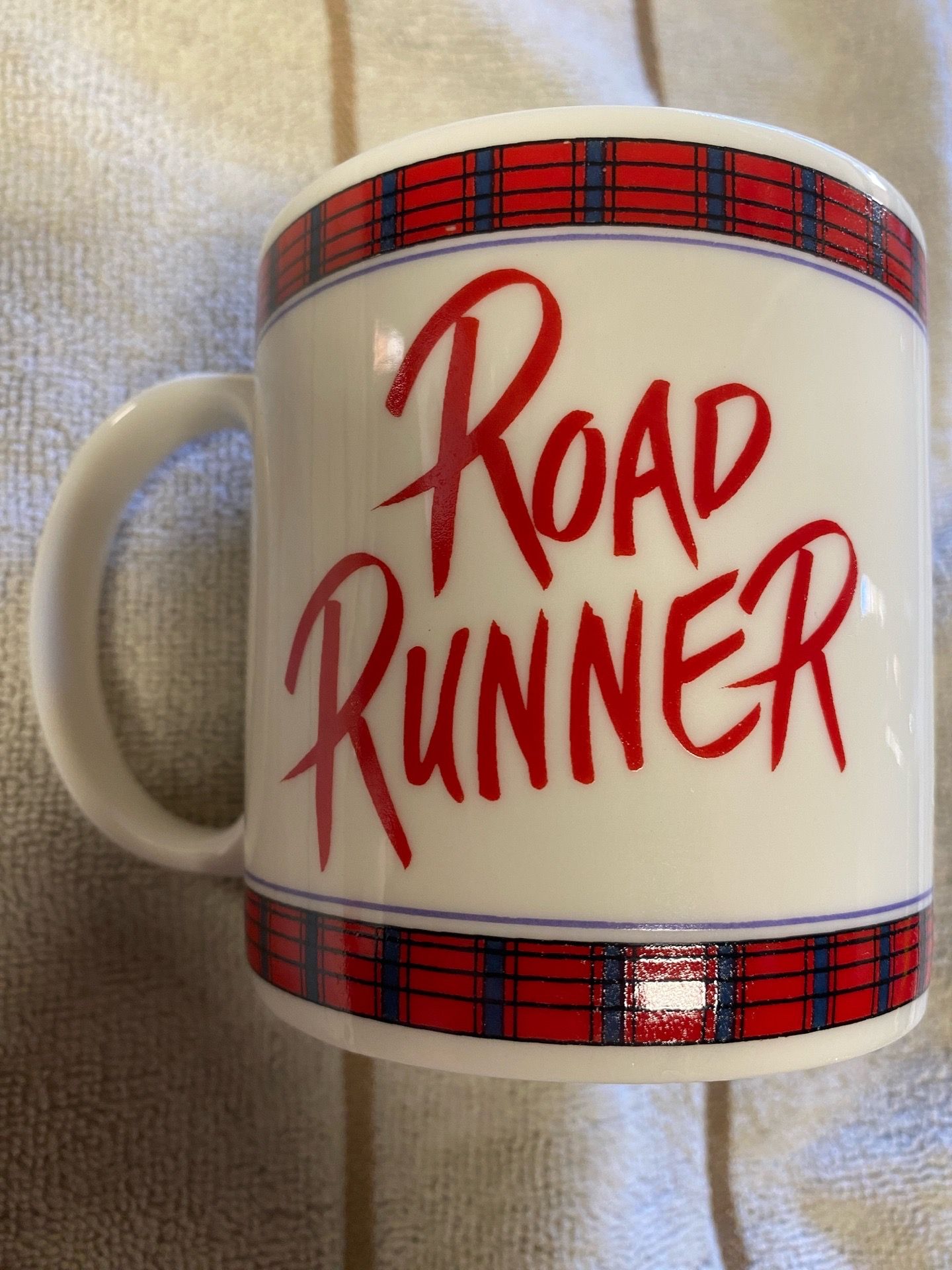 Looney Tunes Road Runner Tartan Plaid Mug