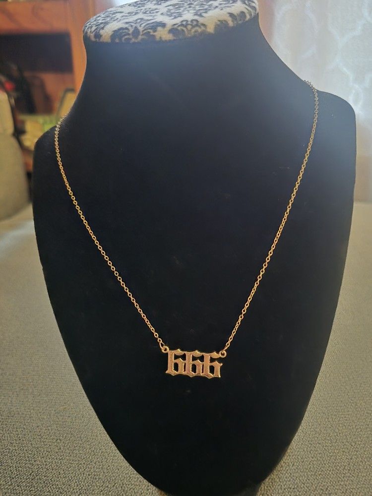Angel Number 666 Necklace