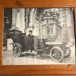 Franklin Model H 1908 picture framed (No glass) 20" T 24" W 