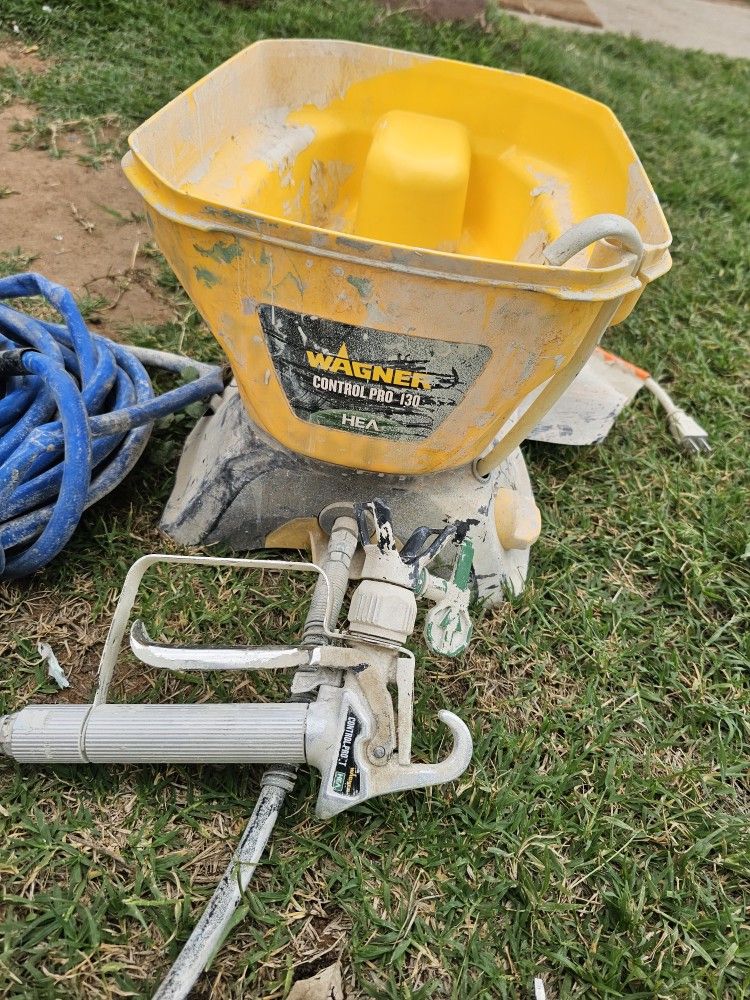 Wagner Paint Gun And Two Hoses
