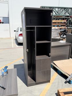 Storage Wardrobe / Office Tower with Hanging Rod