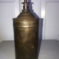  Vintage Army Lamp ( for display only) 9 1/2” tall 3 1/4” base