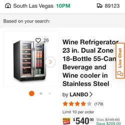 Lanbo Beverage Wine 🍷 Fridge 