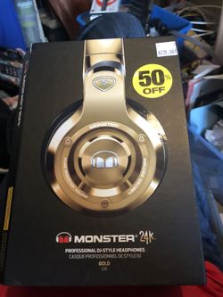 24K monster headphones