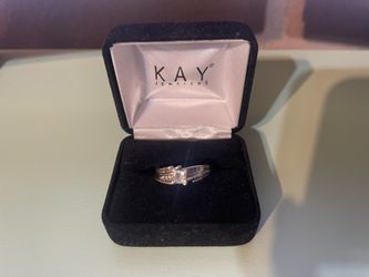 Beautiful 1/2 Carat Diamond Ring With Band  Thumbnail