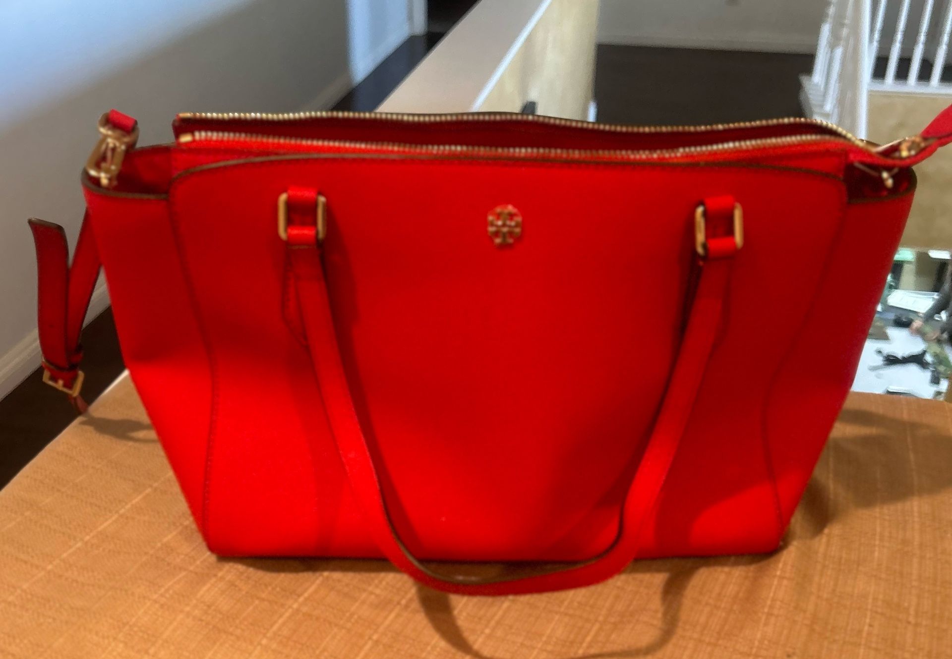 Tory Burch Leather LargeTote Bag