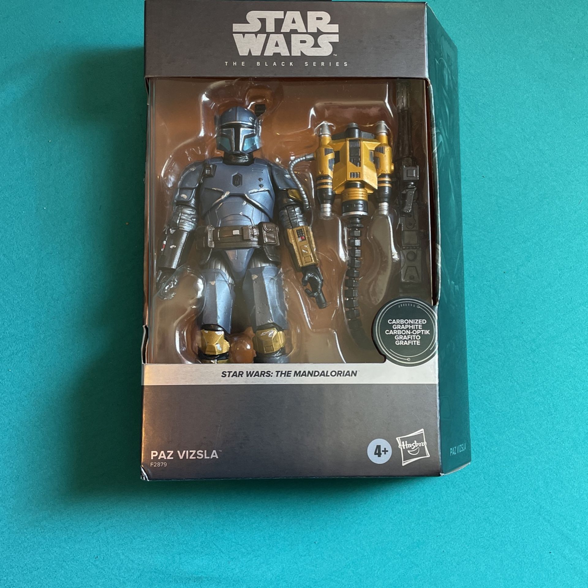 Star Wars Black Series The Mandalorian Carbonized Collection Exclusive Figure Set (Paz Vizsla)