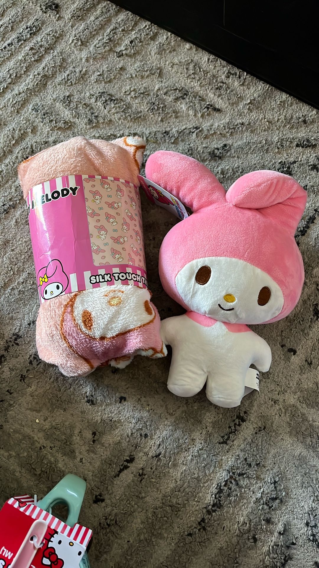 My melody, blanket and plushy