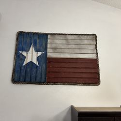 Texas Flag Wood Wall Art
