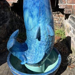 Fish water fountain
