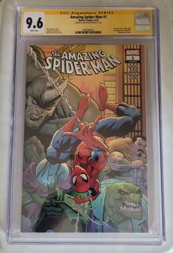 Amazing Spider-man vol 5 #1 signed by Nick Spencer