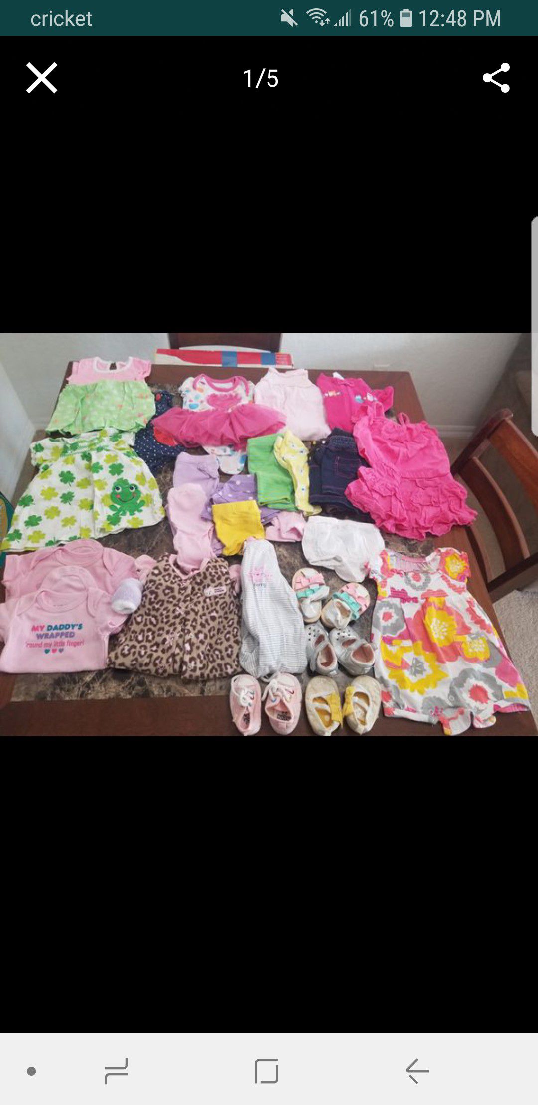 Baby Girl Clothes, NB to 3 months, 122 pieces + FREE TOY AND PORTRAIT