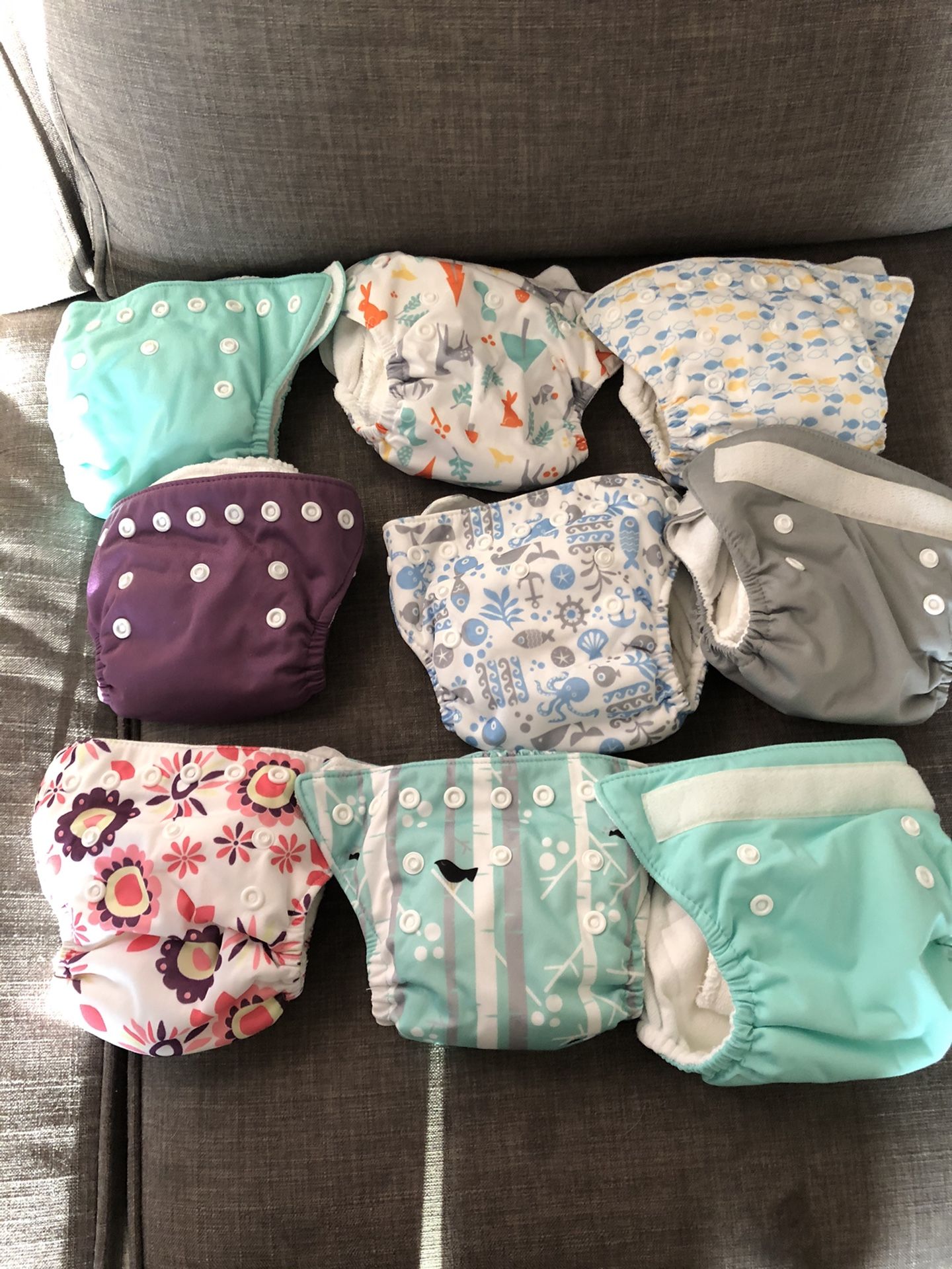 Thirsties newborn cloth diapers AIO