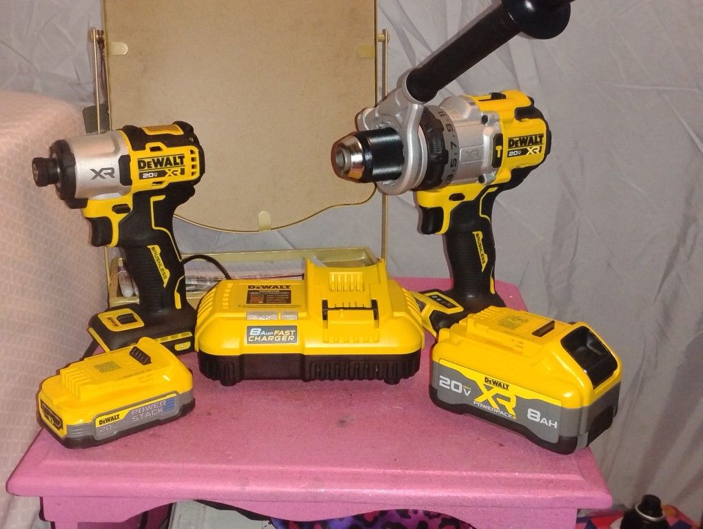 Dewalt XR Impact Power Stack And XR Hammer Drill Set